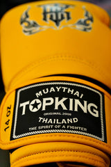 Top King Pro Yellow Boxing Gloves