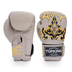 Top King Kanok Beige Boxing Gloves