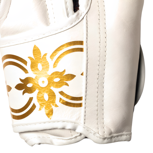 Top King Kanok White Boxing Gloves