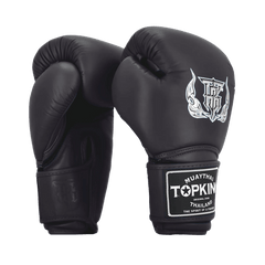 Top King Pro Black Boxing Gloves