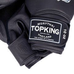 Top King Pro Black Boxing Gloves