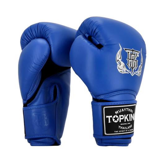 Top King Pro Blue Boxing Gloves