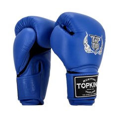 Top King Pro Blue Boxing Gloves