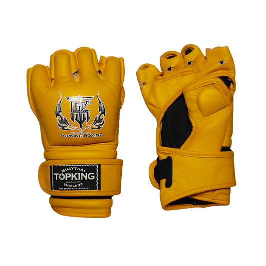 Top King EXTREME Yellow MMA Gloves