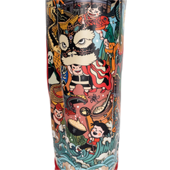 Top King Shin Guards Chinese Culture Red