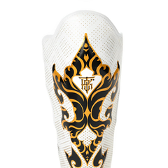 Top King Shin Guards Kanok White