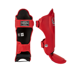 Top King Pro Red Shin Guards