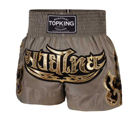 Top King Kanok Khaki Muay Thai Shorts