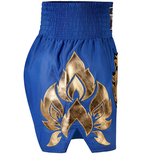 Top King Blue Muay Thai Shorts