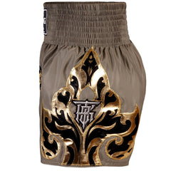 Top King Kanok Khaki Muay Thai Shorts