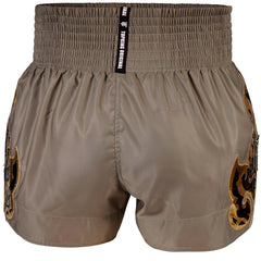 Top King Kanok Khaki Muay Thai Shorts